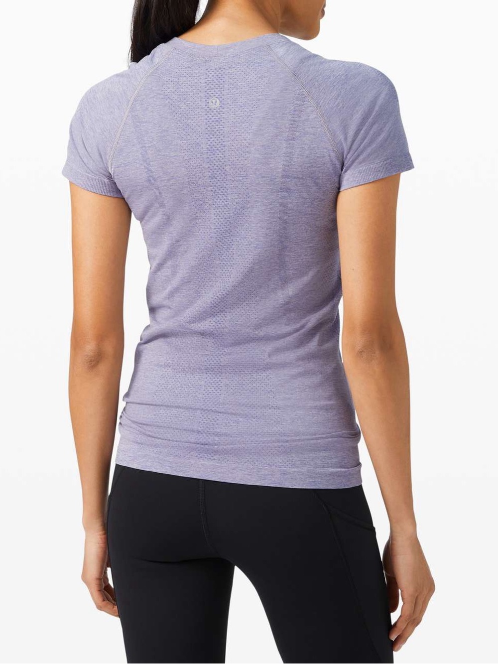 Lululemon Women’s Swiftly Tech Short-Sleeve Shirt Mauve Purple, Relaxed Size 16 - Picture 2 of 7